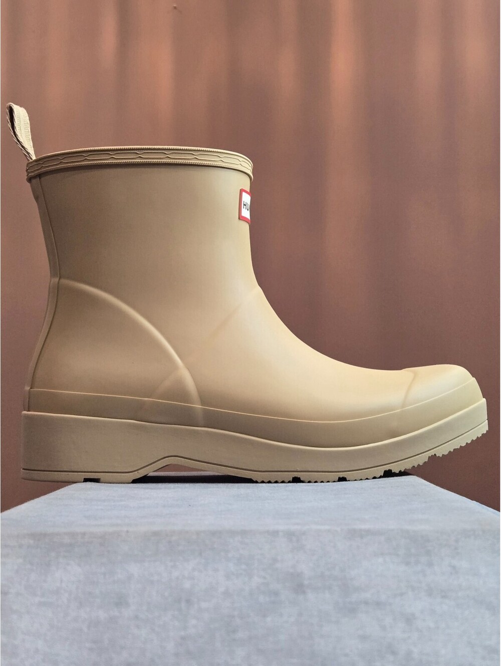 Hunter Original "Play" Short Rain Boots - Natural - Women's 10 BRAND NEW